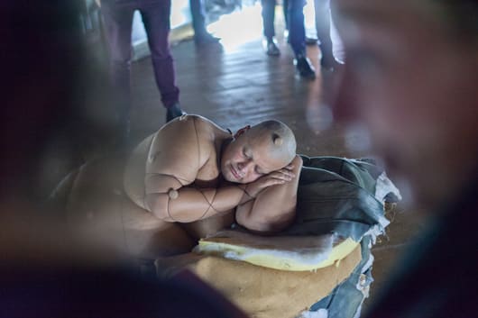 Naufus Ramírez-Figueroa, ‘Mimesis of Mimesis’, 2016, performance, presented as part of If I Can’t Dance’s Finale for Edition VI – Event and Duration (2015 – 2016), Royal Tropical Institute, Amsterdam. Photo: Florian Braakman.